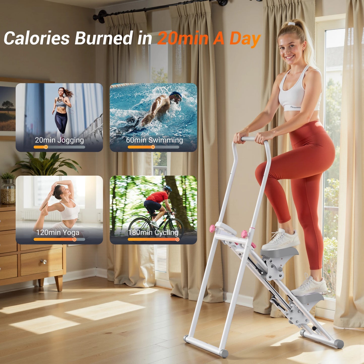 Merach Stair Stepper Home Gym Vertical Climber Cardio