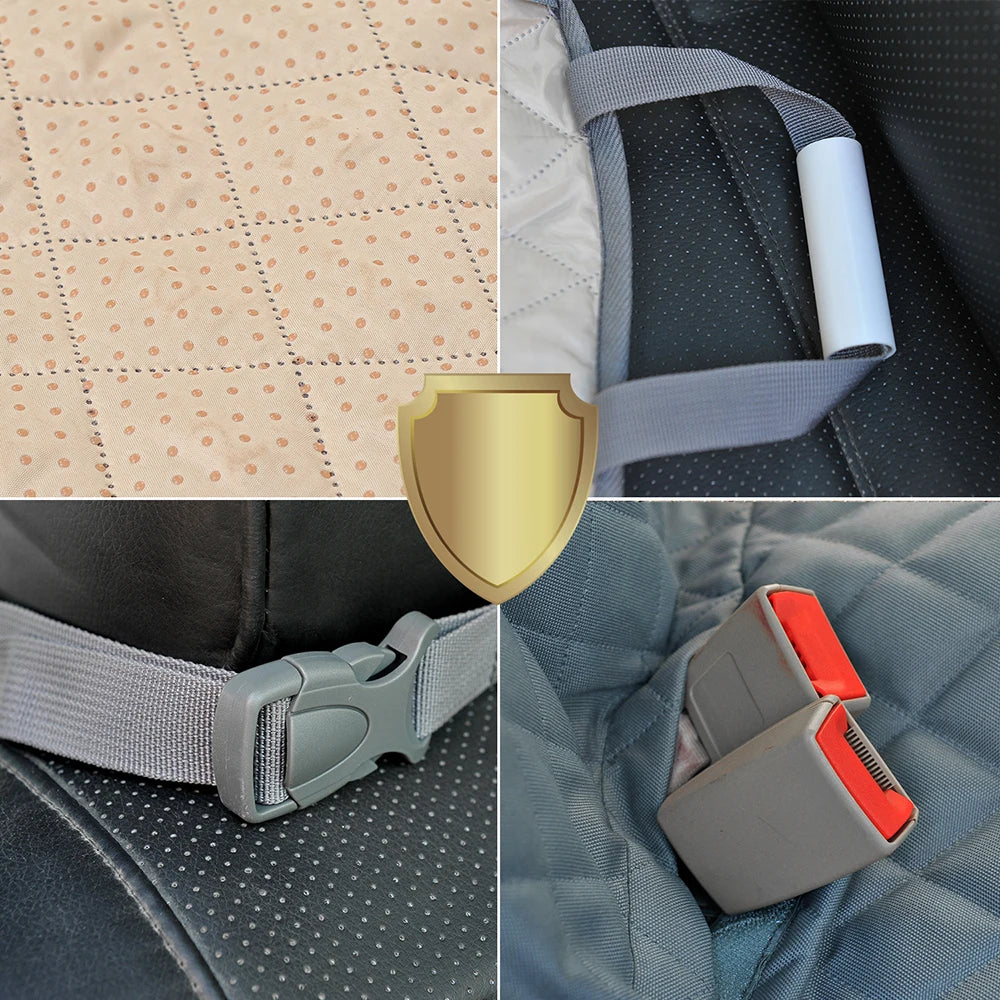 Petravel Dog Car Seat Cover Waterproof Pet Travel Carrier Hammock Rear Back Seat Protector Mat Safety For All Breeds