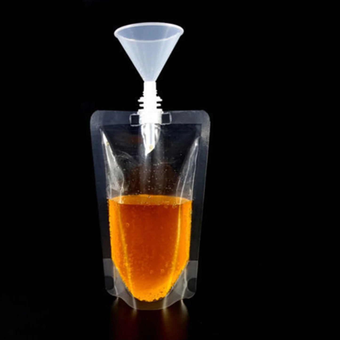 Eco Plastic Stand Up Spout Pouches 50 Pack Free Funnel