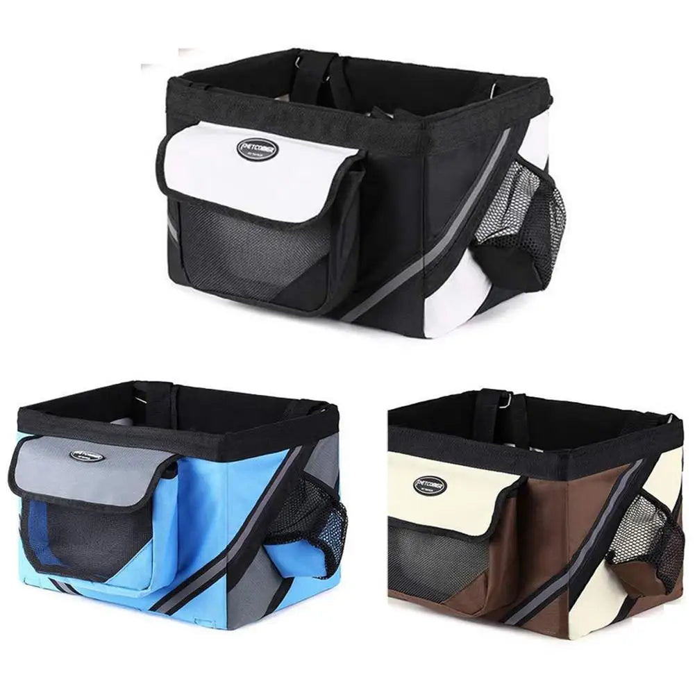 Pet Dog Bicycle Bag Front Handlebar Basket for Small Dogs and Cats Travel Carrier
