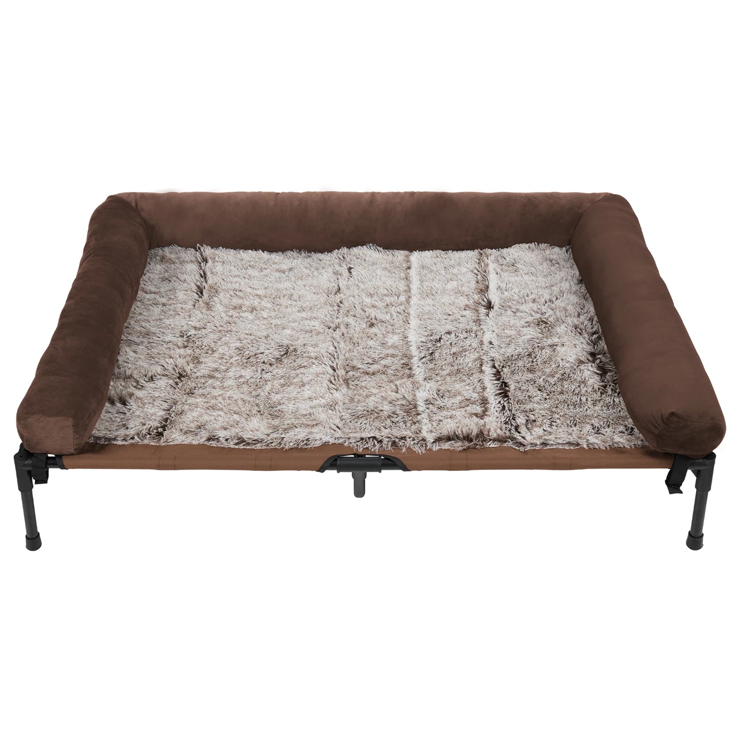 Extra Large Cooler Elevated Dog Bed With Bolster Waterproof