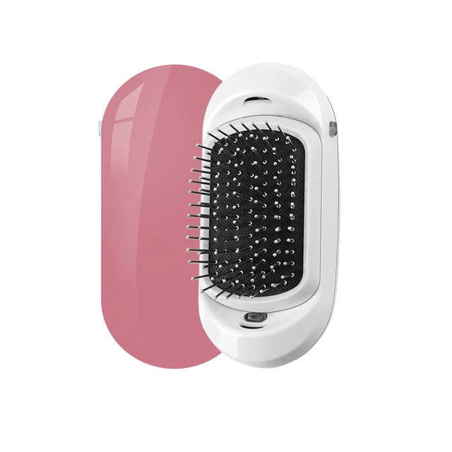 New Version Ionic Hairbrush Portable Negative Ions Anti-Static Massage Hairbrush Colorful Design