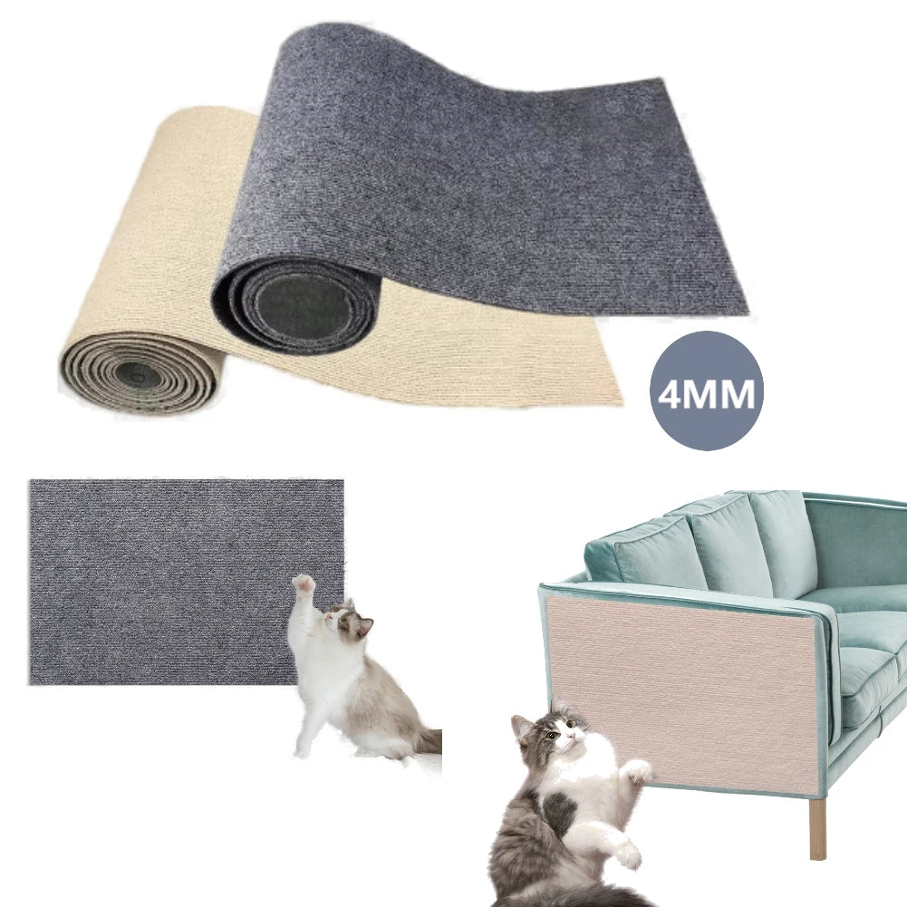 Self Adhesive Carpet Cat Scratcher Board Wall Protector