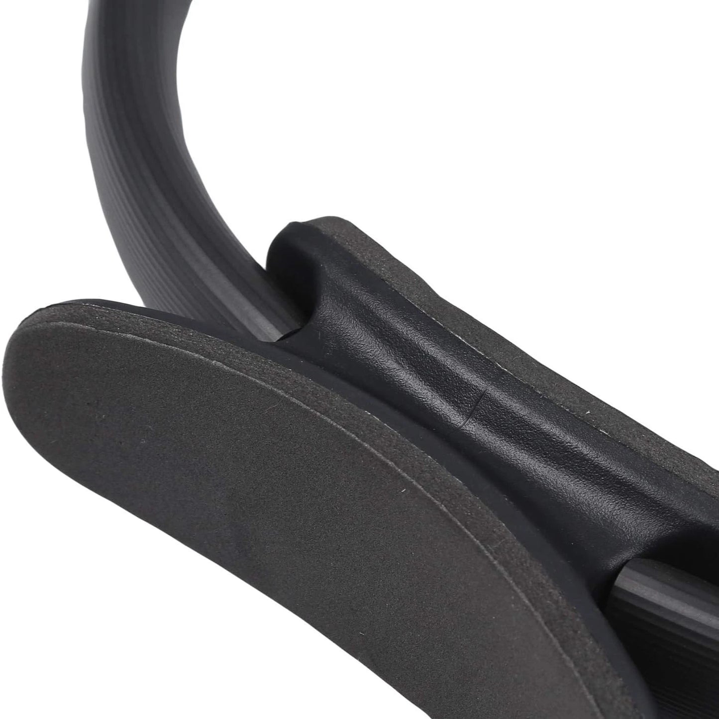Dedicated Black Exercise Ring for Yoga and Fitness Enthusiasts Enhancing Strength and Flexibility