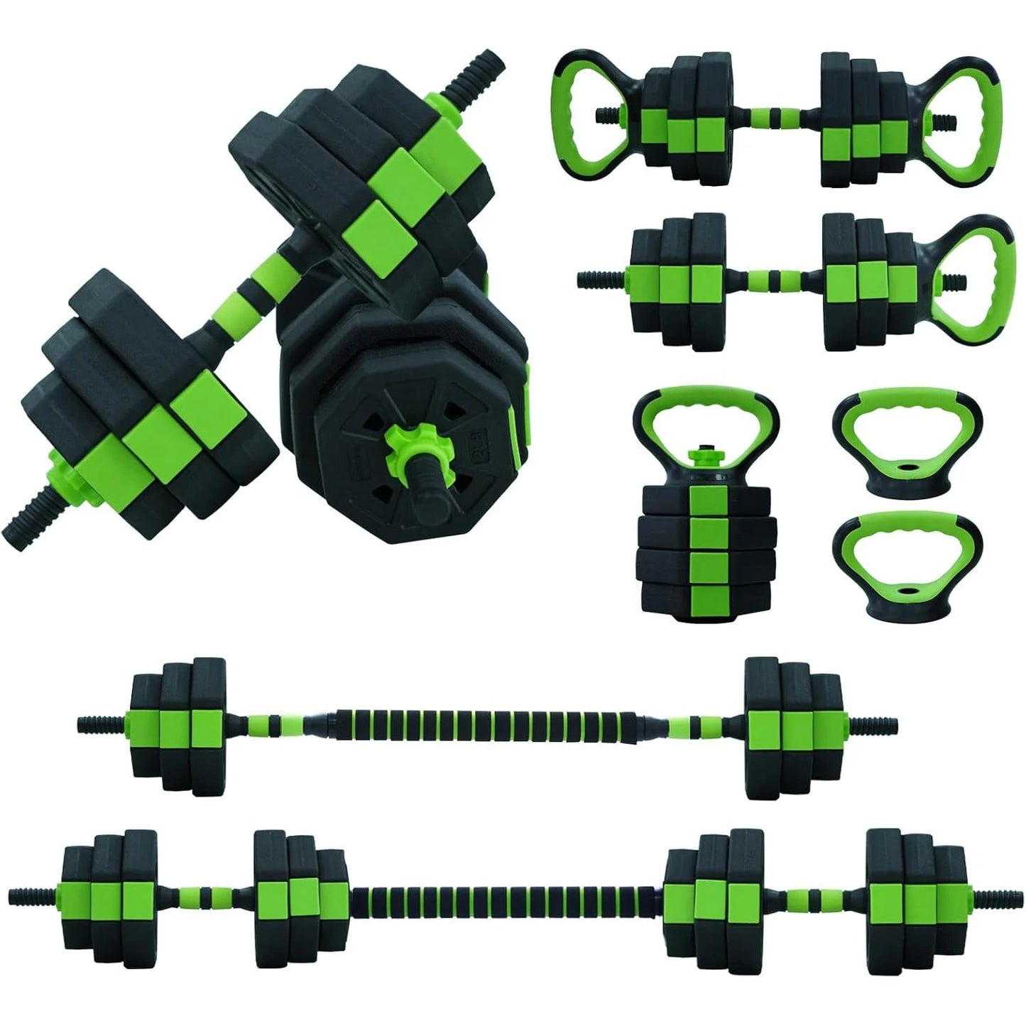 66lbs 88lbs Weight 4 in 1 Adjustable Kettlebell Set Dumbbell Set for Gym Home Use