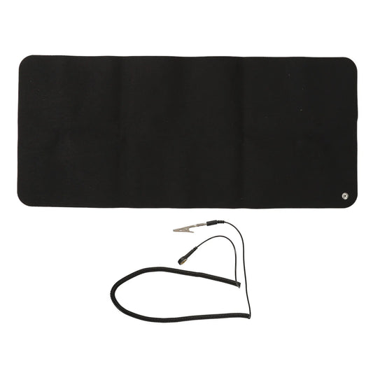 Grounding Mat Large Black Earthing Pad For Elderly Foot Therapy Relieving Anxiety Sleep Mat