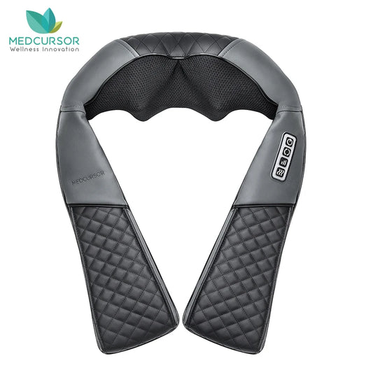 Medcursor Electric Neck And Back Massager Neck And Shoulder Kneading Massage Pillow Cervical Back Massage Shawl