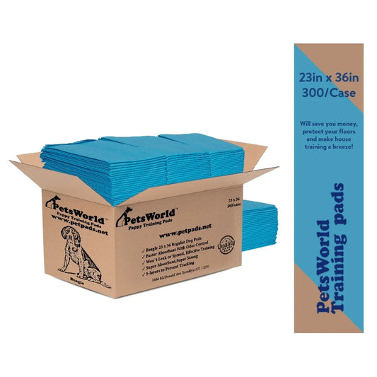 Extra Large Puppy Training Pads 23x36 300 Count Absorbency