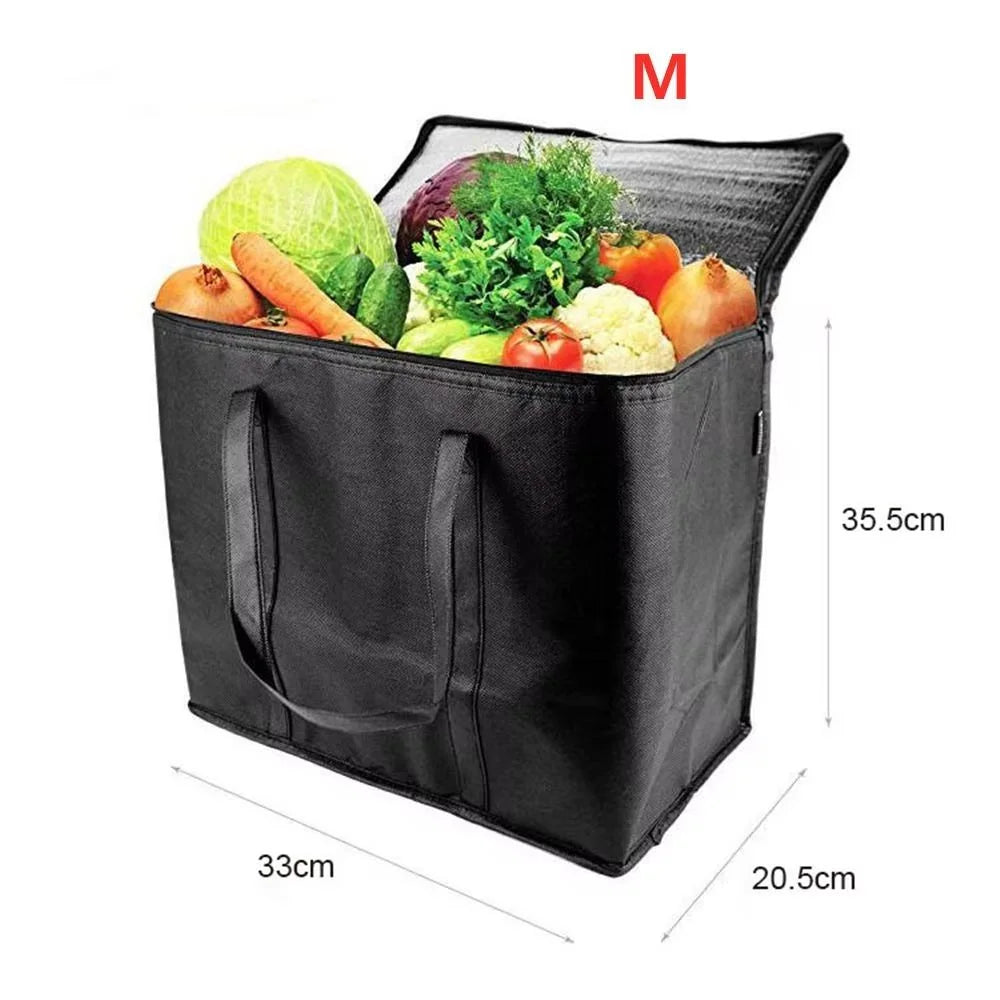 Large Capacity Insulated Grocery Bag Foldable Cooler