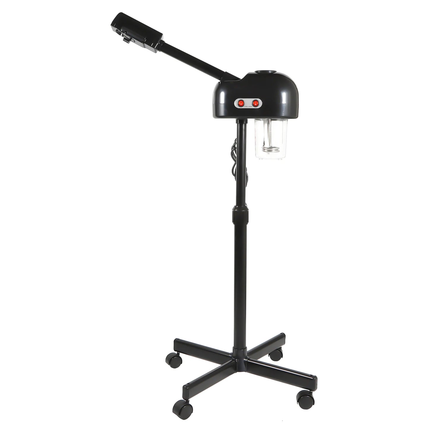 750ml Ozone Facial Steamer Height Adjustable 360 Degree Rotatable Movable Skin Care Equipment for Salon Beauty Spa White Black