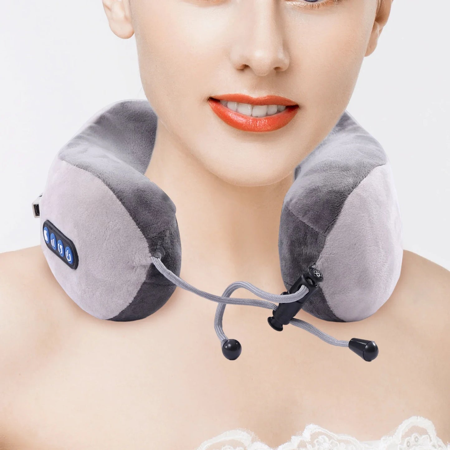Infrared Heating Neck Massager Pillow With 3 Gears U Shape
