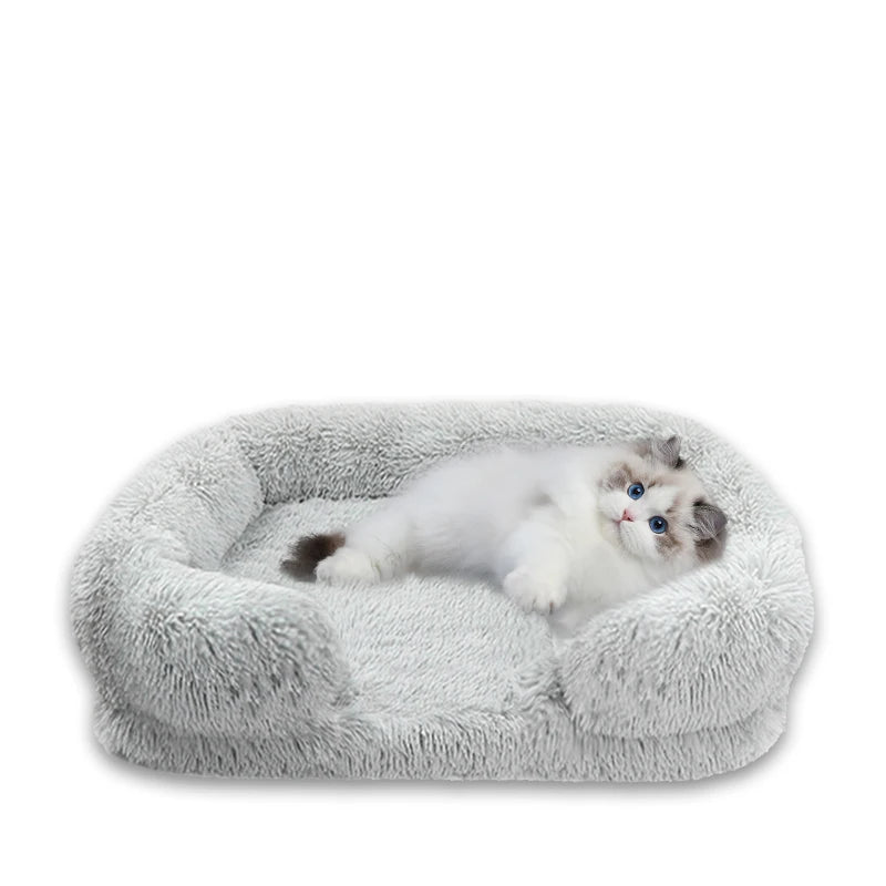 Jiangsu Thickened Orthopedic Dog Bed With Egg Sponge And Easy To Remove Washable Plush Cover