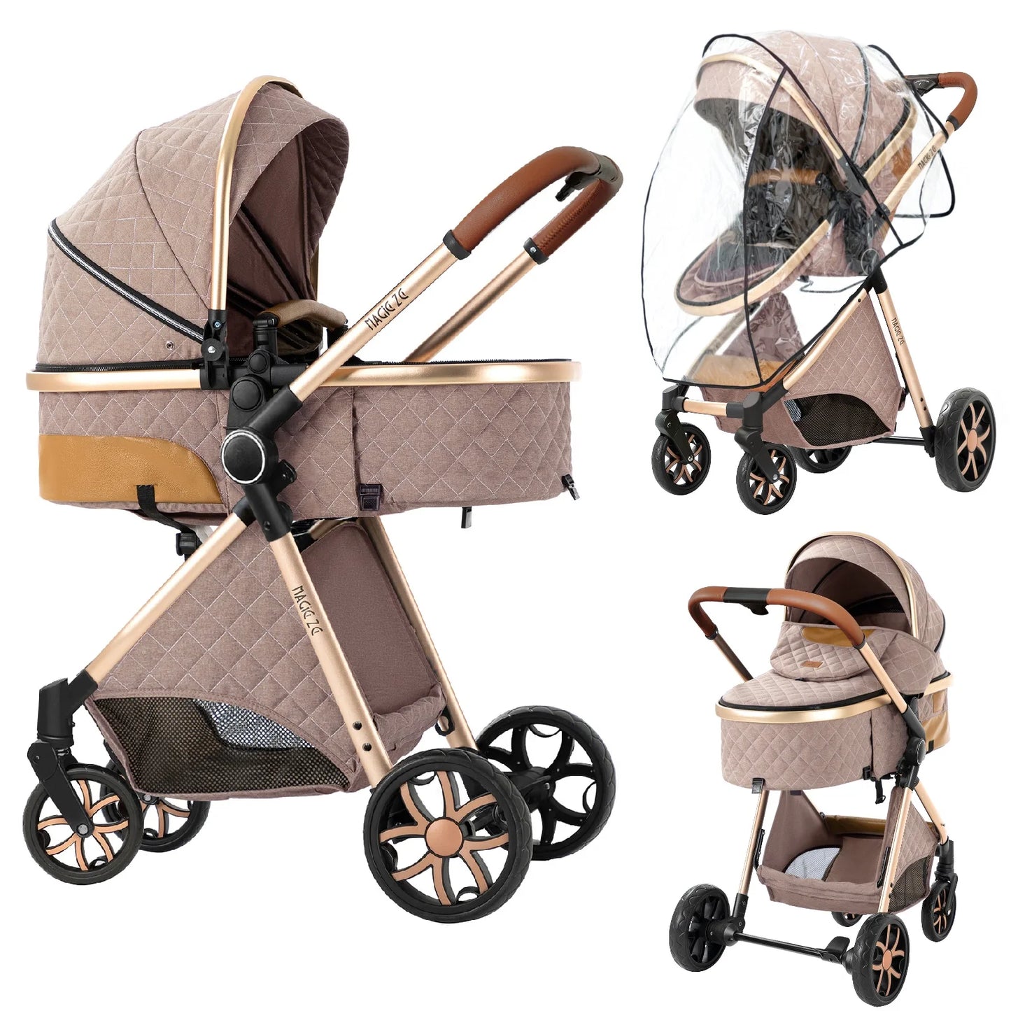 Baby Travel System Stroller Newborn Lightweight Pushchair