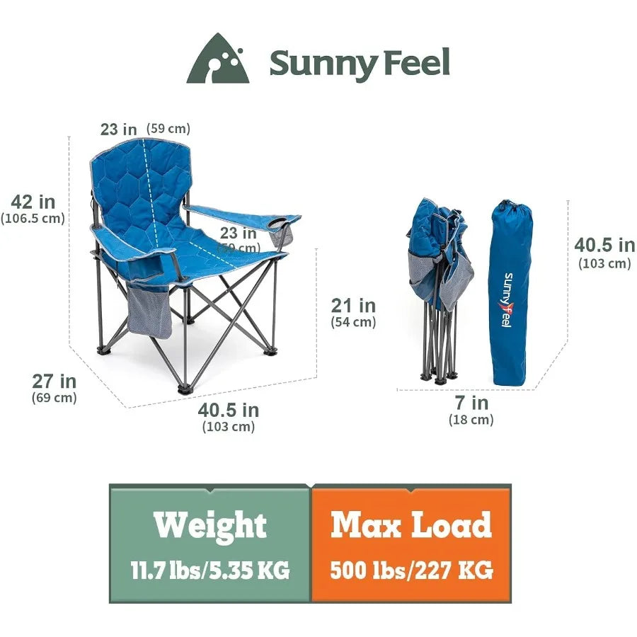 Origin Heavy Duty Camping Chair 500 Lbs For Tall People