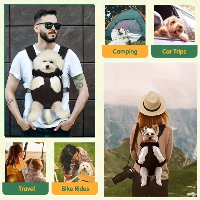 Portable Breathable Small Dog Carrier Backpack For Travel