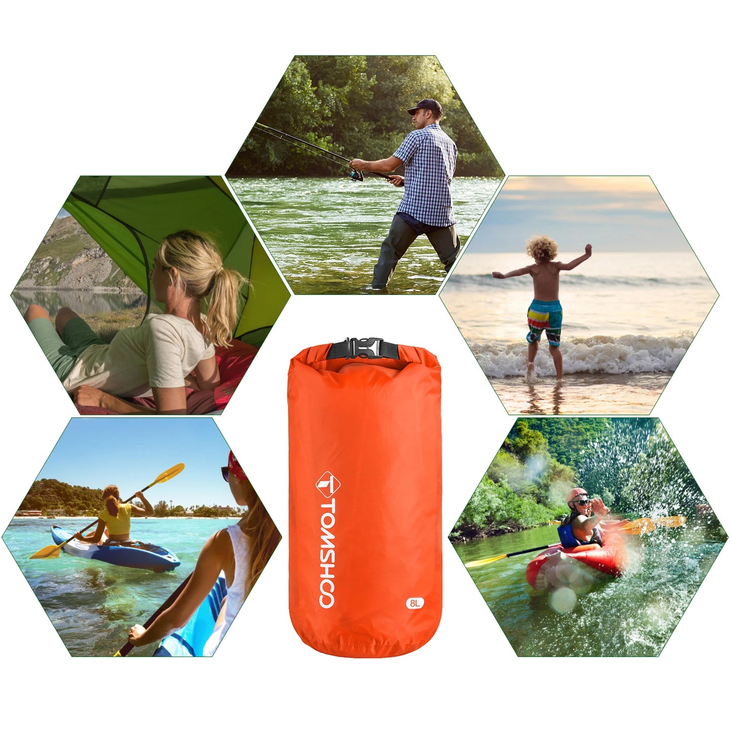 Waterproof Dry Sack For Outdoor Activities Rafting Boating