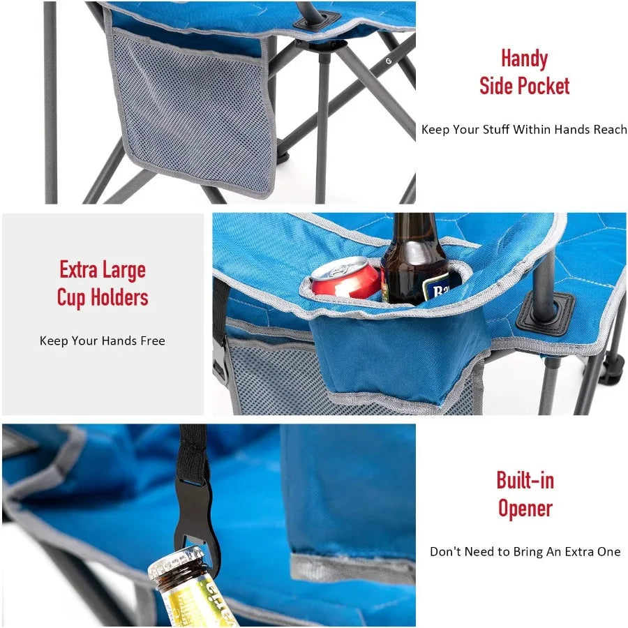 Origin Heavy Duty Camping Chair 500 Lbs For Tall People