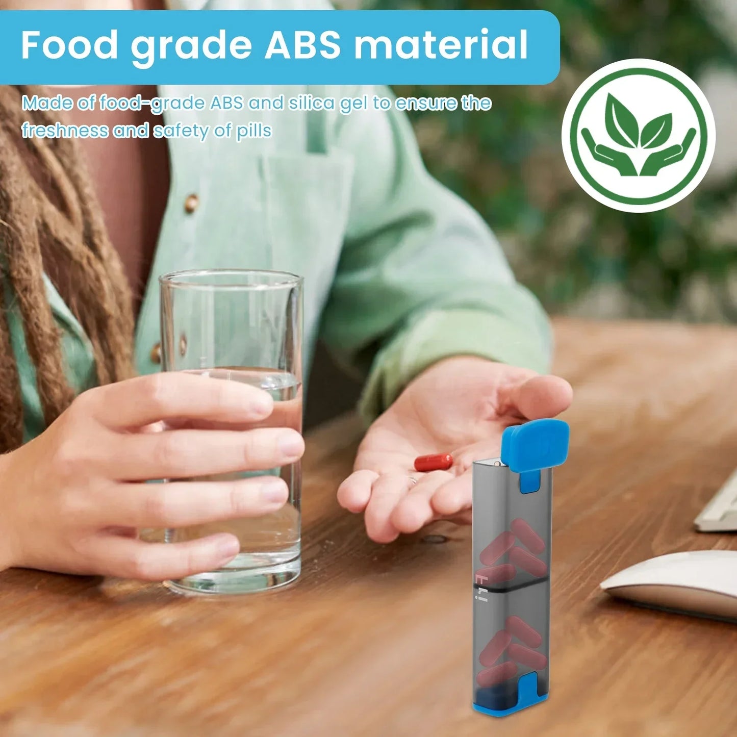 Hign-concerned Weekly 7 Day Pill Organizer With 14 Slots