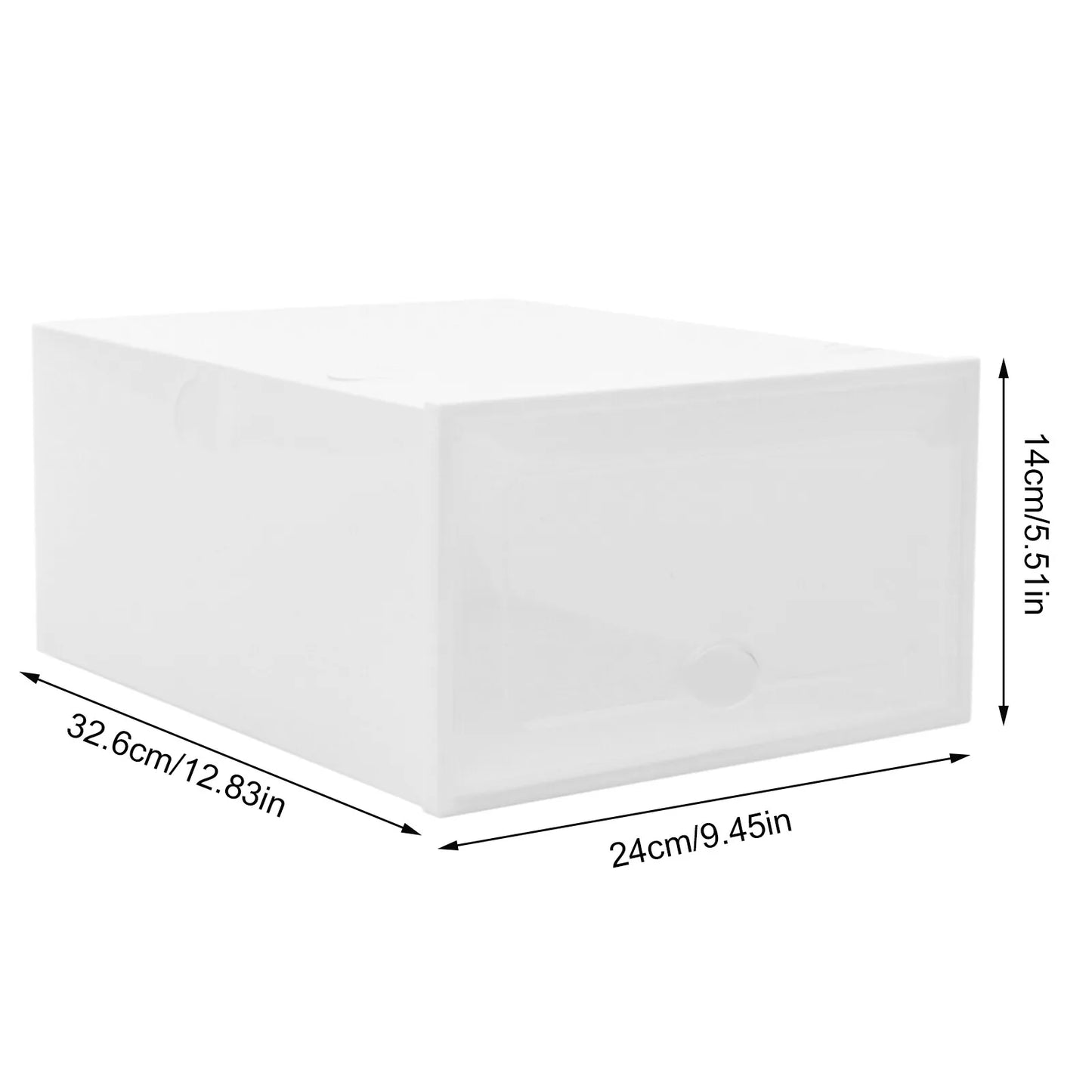 20 Pieces Sneaker Display Case Organizer Stackable Shoe Box