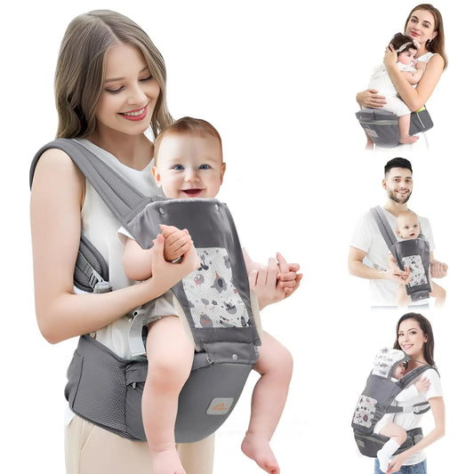 Baby Carrier Newborn to Toddler All Positions Toddler Carrier with Hood for All Seasons