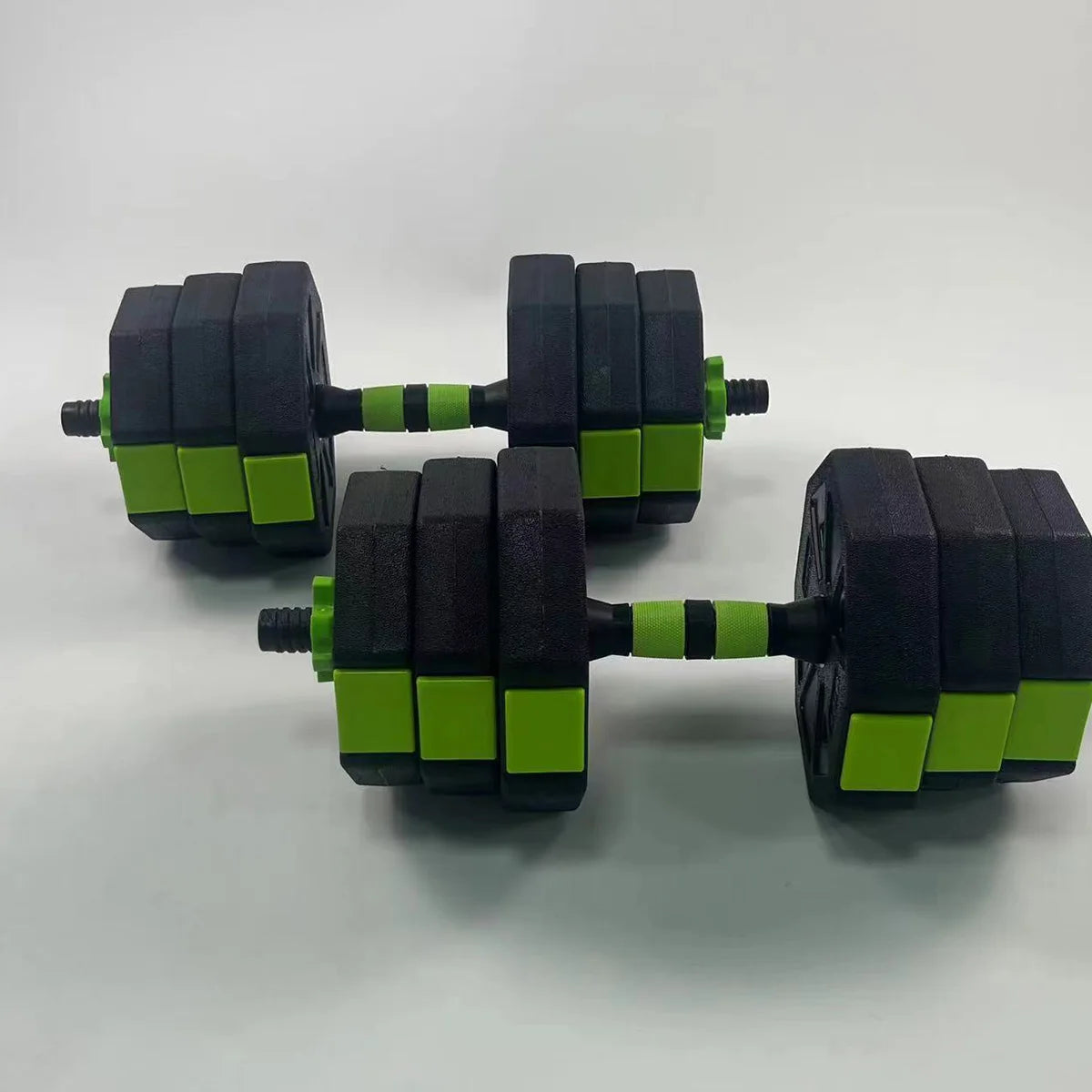 Adjustable Weight Dumbbell Set 44 Pounds 4 in 1 Dumbbells Set Barbell Kettlebells Push Up Stand for Home Gym Fitness Exercise Equipment