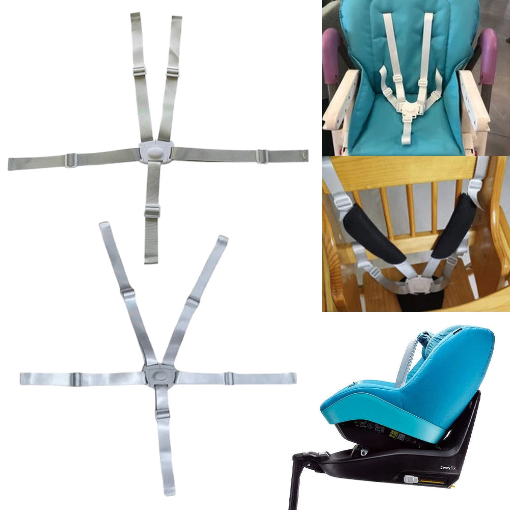Shunmaii Baby High Chair Harness 5 Point Safety Belt