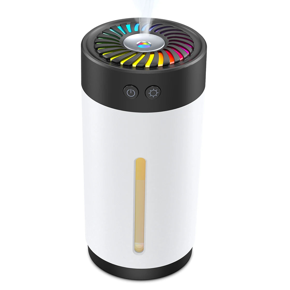 Dodocool 300ml Mini Ultrasonic USB Humidifier with 7 Colors LED Light Dual Mist Modes Whisper Quiet Operation and Automatic Shut Off
