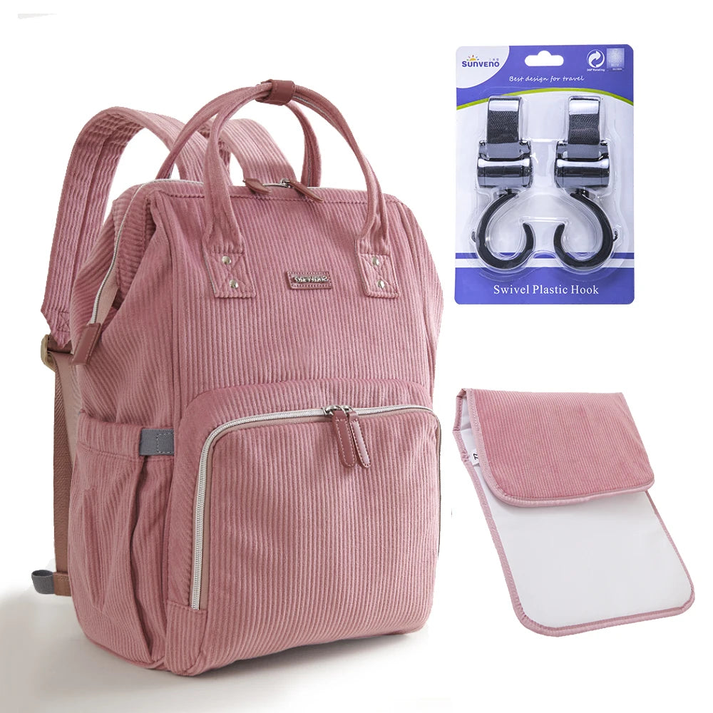 Sunveno Original Diaper Bag Travel Baby Backpack Organizer