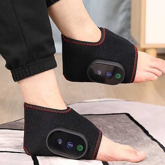 Rechargeable Ankle Massager Easy to Operate Intelligent Timing Vibration Temperature Sensing