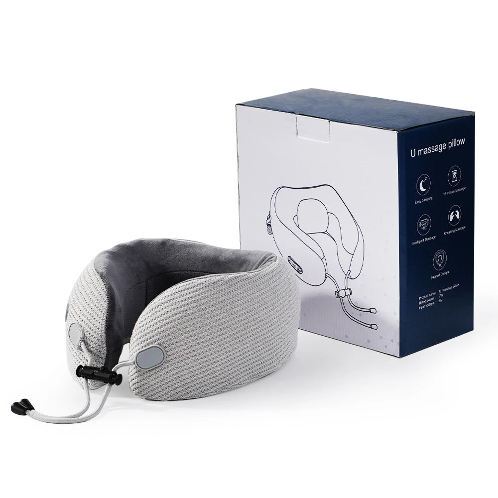 Viladepot U-Shaped Neck Massager Kneading Heat Vibration