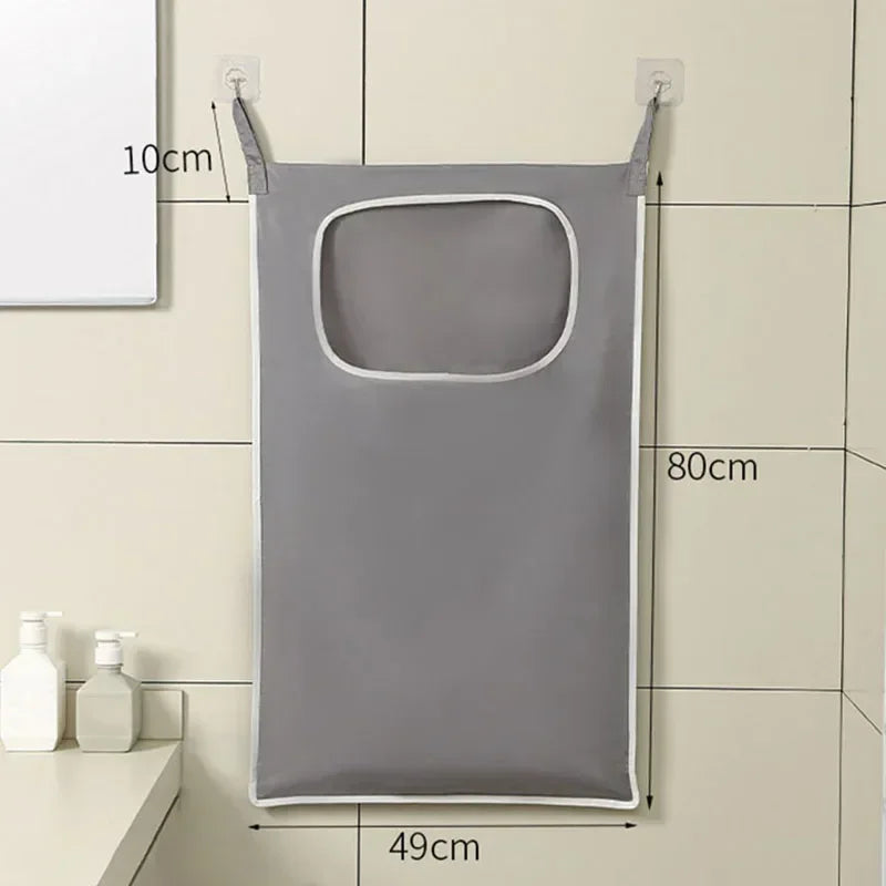 Over The Door Hanging Laundry Basket Wall Mounted Storage