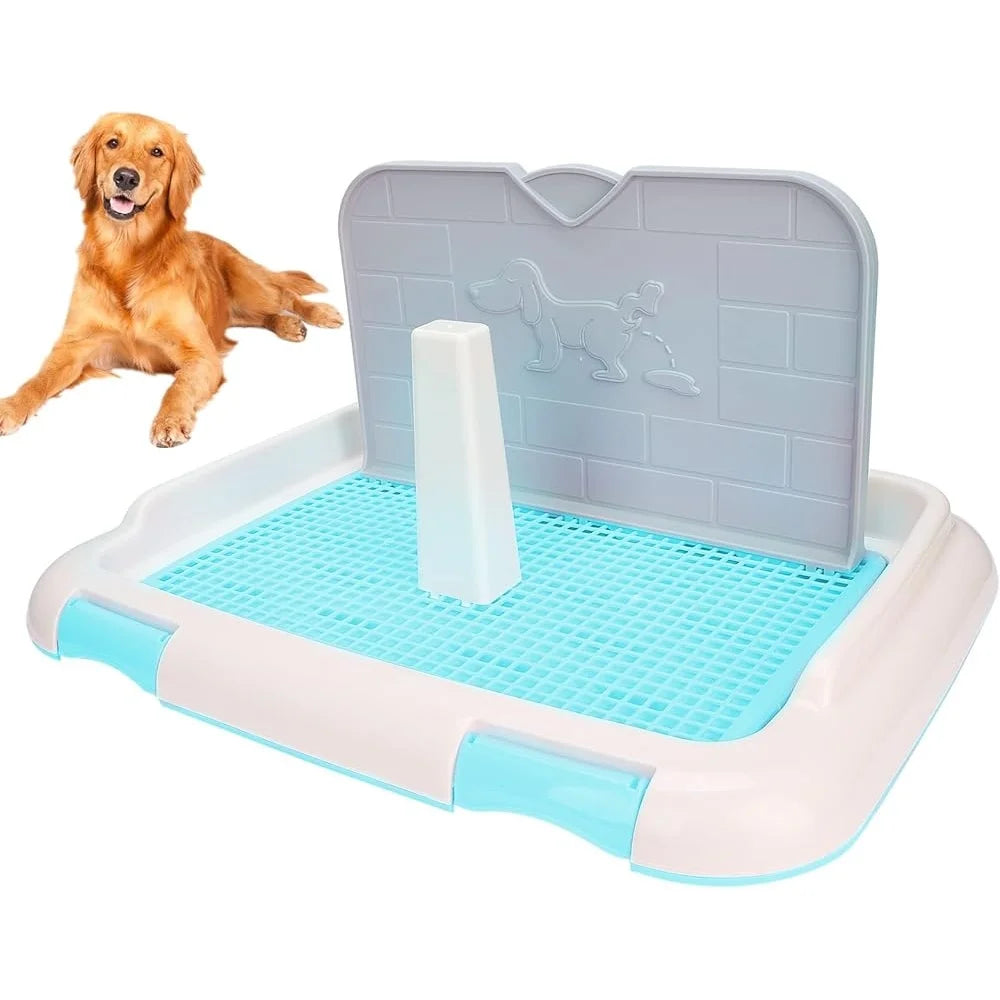 Indoor Dog Toilet Puppy Training Potty Tray Urination Pad Easy Clean Disposable Dog Potty System Keeps Paws Dry