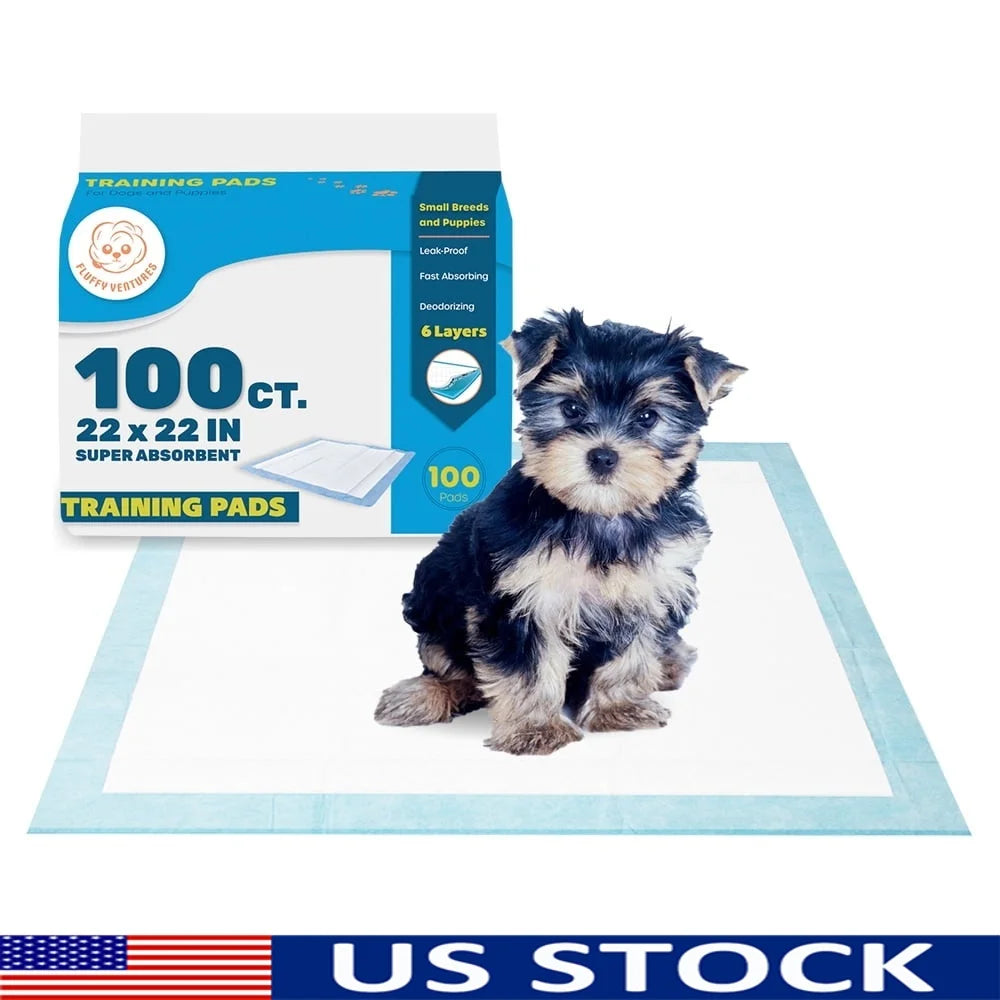 Disposable Dog Training Pads 100 Count Heavy Duty Absorbent