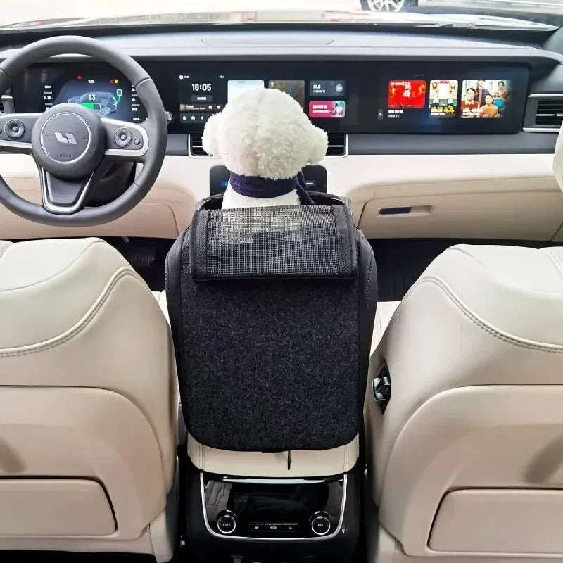 Hot Sale.Dog Car Seat Center Console Car Seat for Small Pets Portable Booster Seat Cats and Dogs Travel Bags Fully Detachable