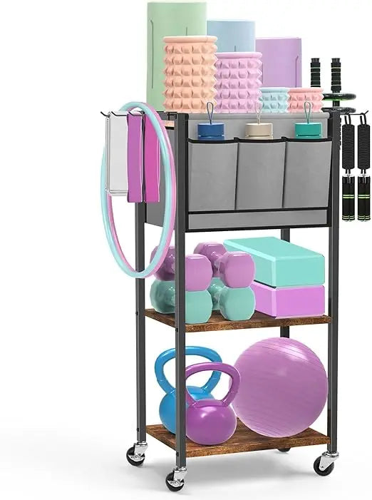 Hign Concerned Yoga Mat Storage Rack for Home Gym Equipment