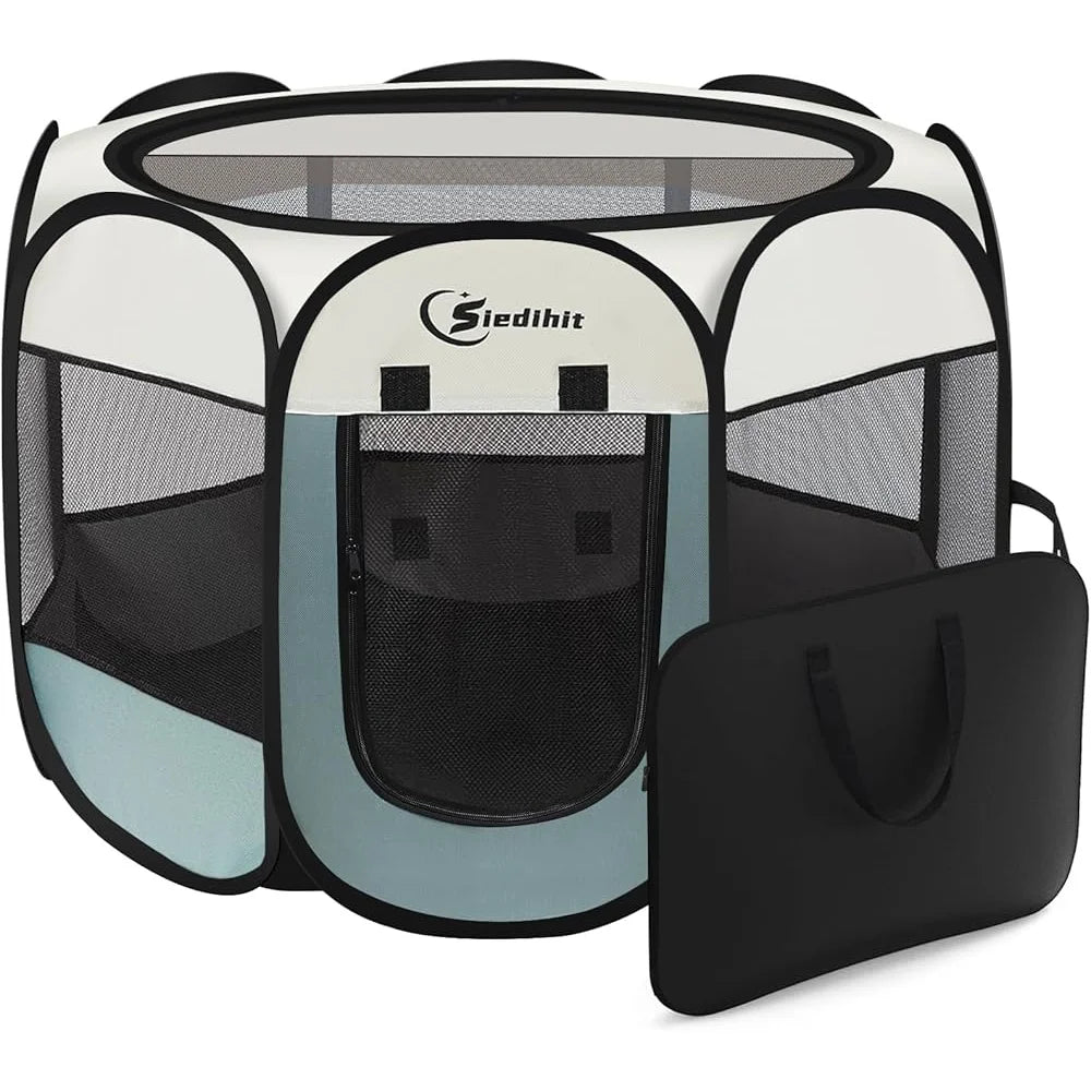 High Concerned Portable Pet Playpen Indoor Outdoor Kennel