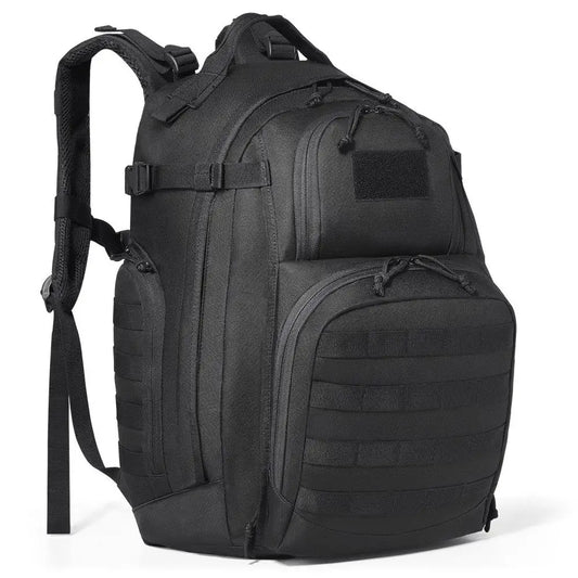 Vevor Tactical Rucksack 40L Molle Compatible Sponge Padding Assault Pack Outdoor Camping Trekking EDC Backpack Black
