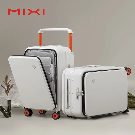 Mixi 2024 New Design Wide Handle Carry On Luggage 20 Inch