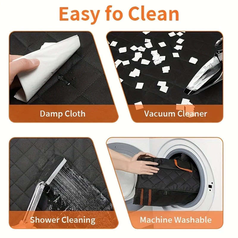 Dog Seat Cover Hammock For Cars Anti Slip Scratch Resistant