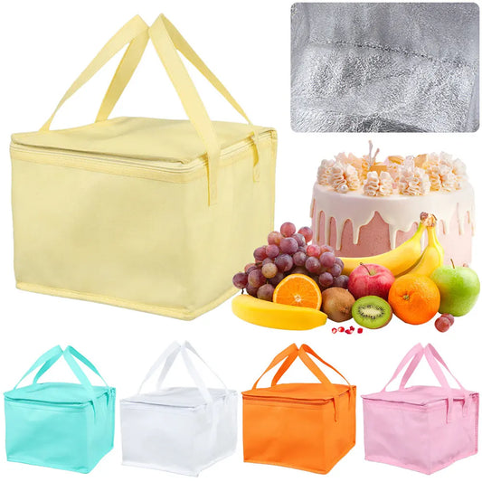 Reusable Insulated Bag for Pizza Delivery and Picnics