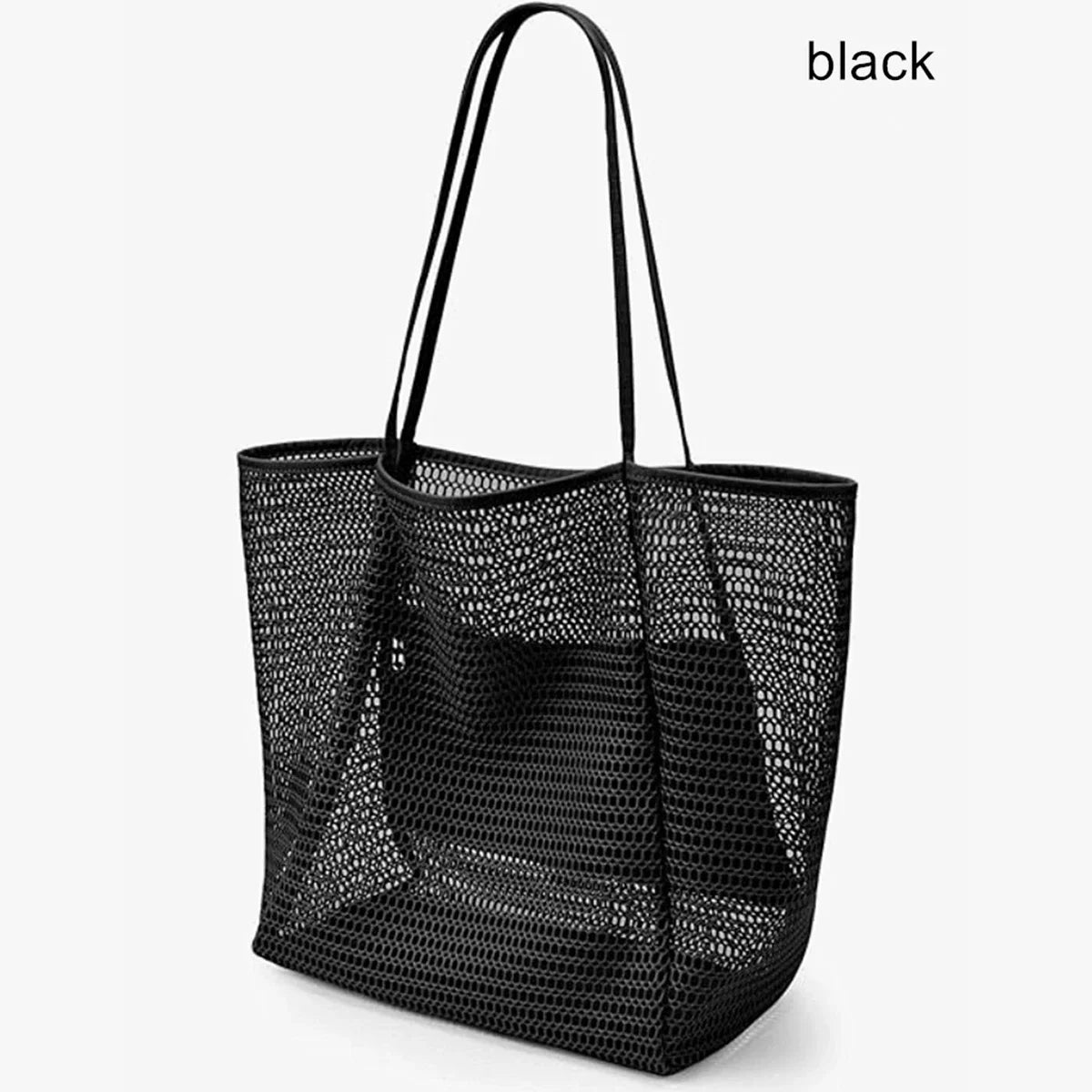 Mesh Beach Tote For Women Bag And Swimwear Organizer
