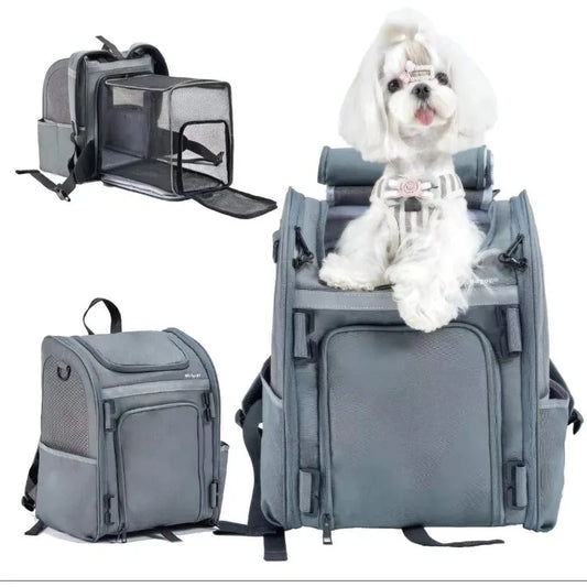 Expandable Pet Carrier Airline Approved Foldable Backpack
