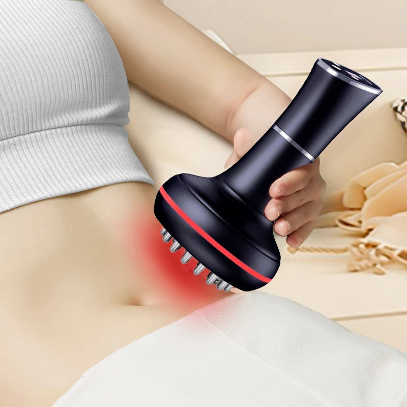 Household Electric Meridian Brush Neck Shoulder Leg Abdomen Massager Relaxation Tool