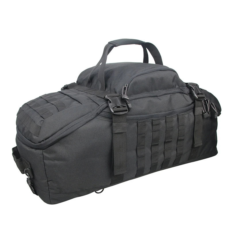 QCN Molle Tactical Travel Bag Gym Fitness Duffle Backpack