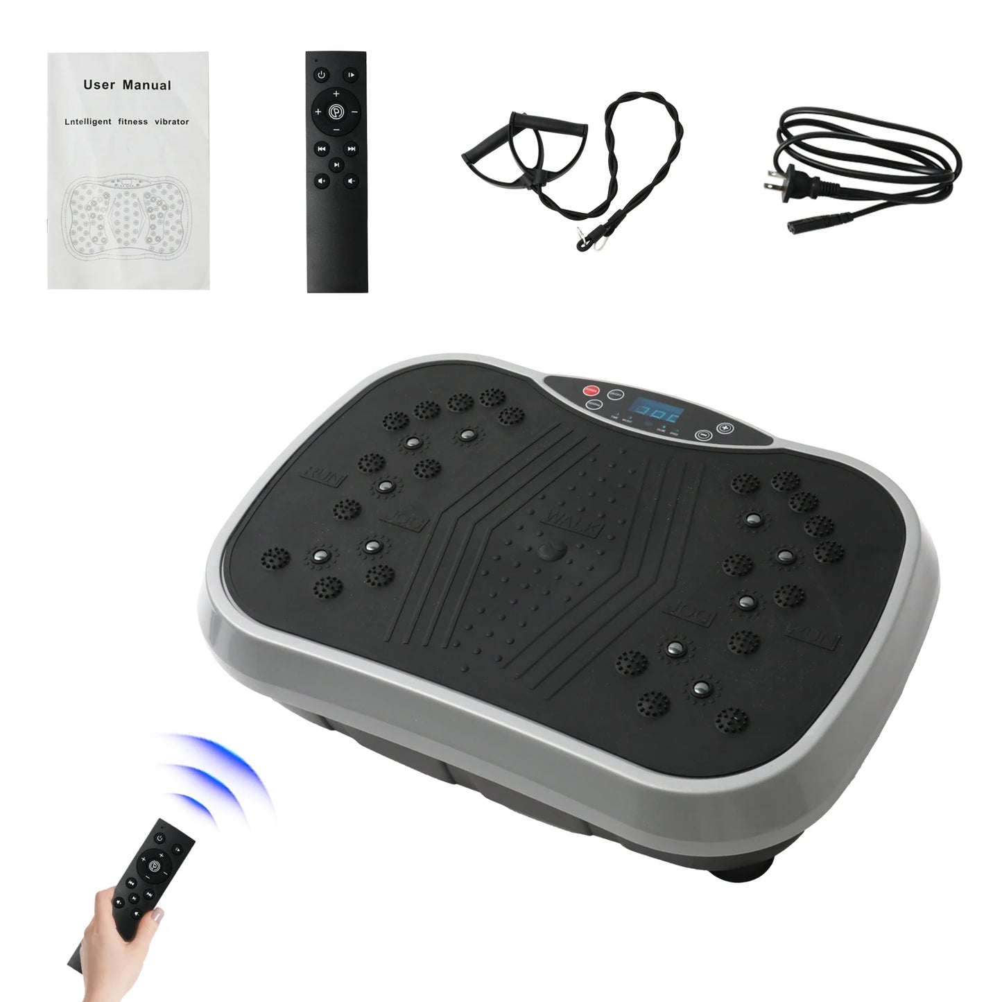 H Vibration Plate Exercise Machine for Whole Body Fat Burn