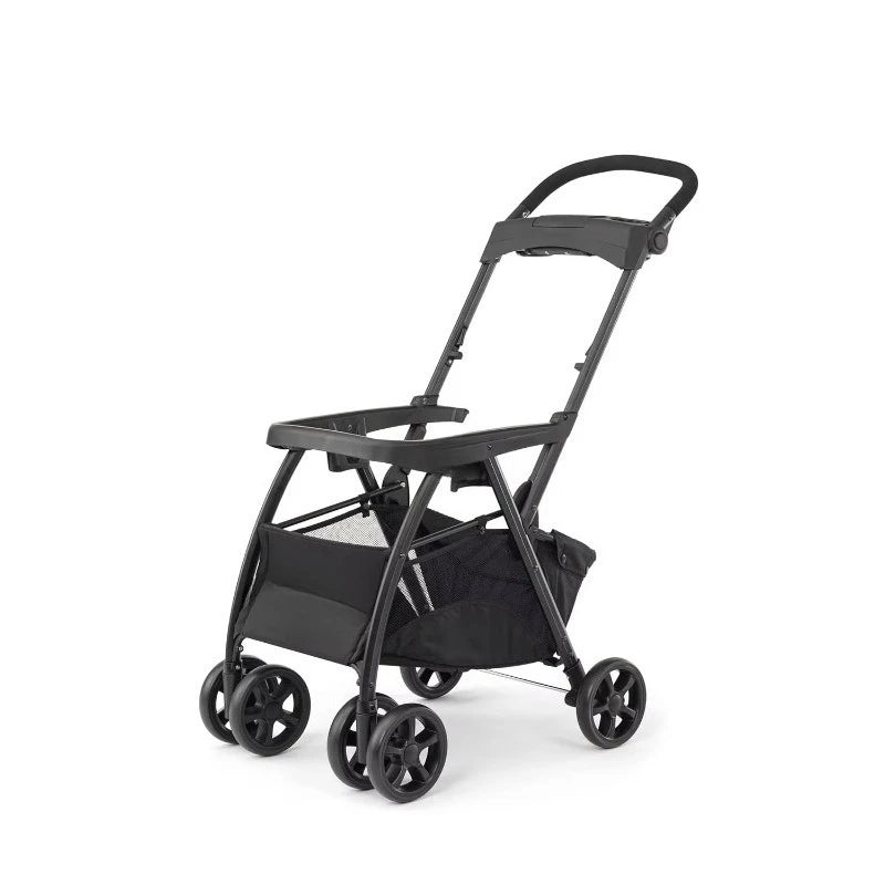 New KeyFit Caddy Frame Stroller Accepts All Infant Car Seats Adjustable Handle Parent Tray Black