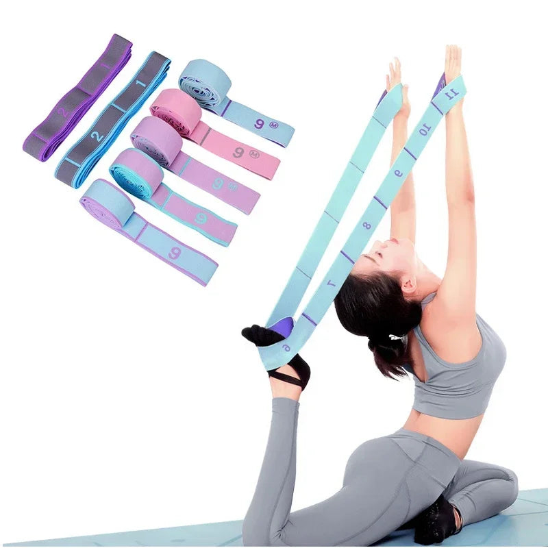 Guangdong Elastic Yoga Resistance Bands Multi Section Set