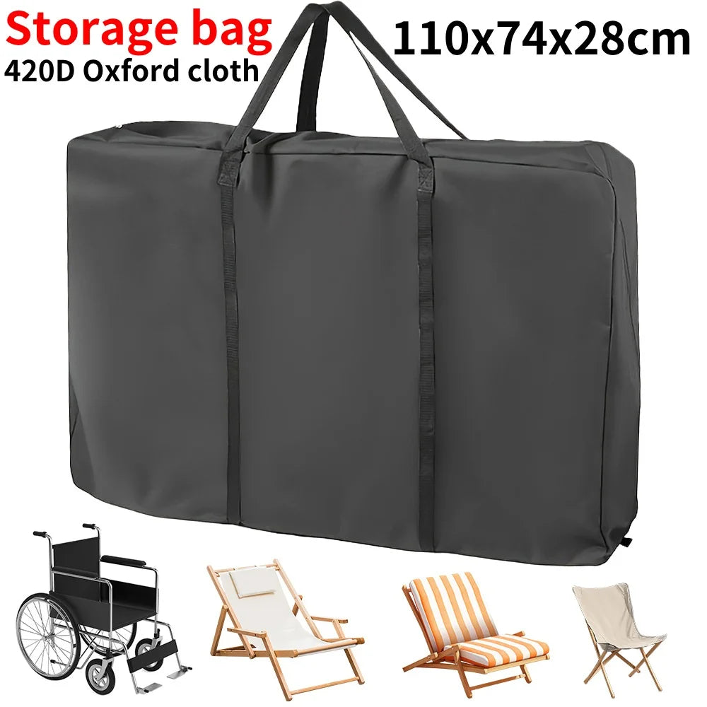 Waterproof Oxford Cloth Storage Bag Wheelchair And Folding