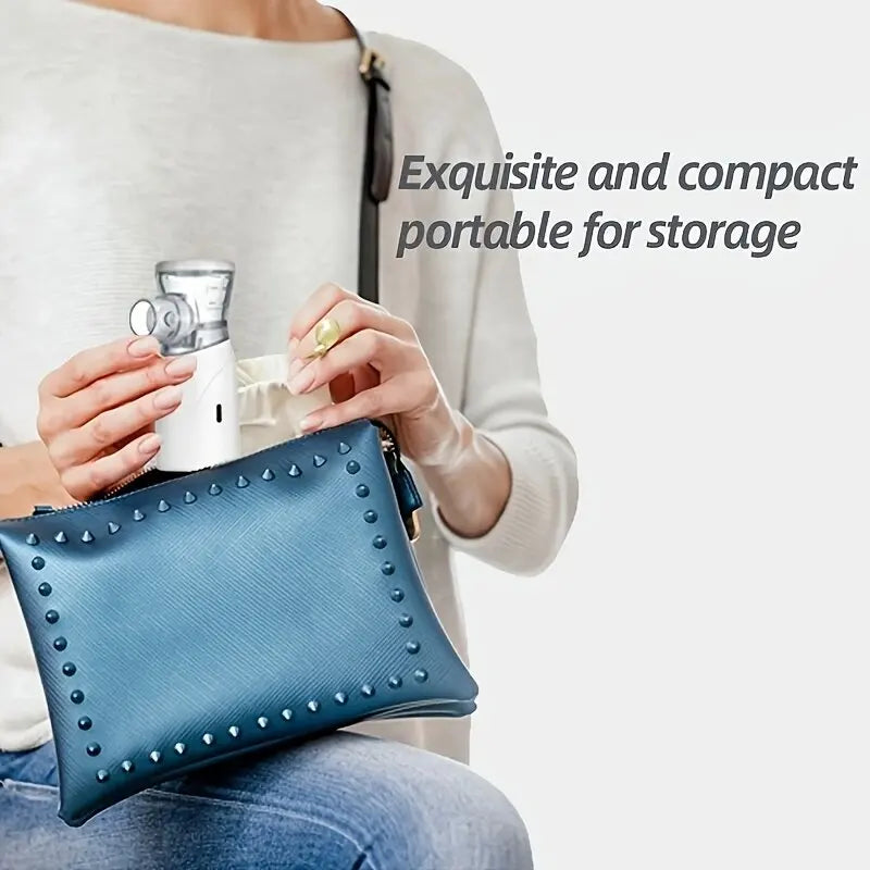 New USB Charging Portable Handheld Humidifier Ultra Silent Air Moisturizer With Fog Output For Home Office And Travel
