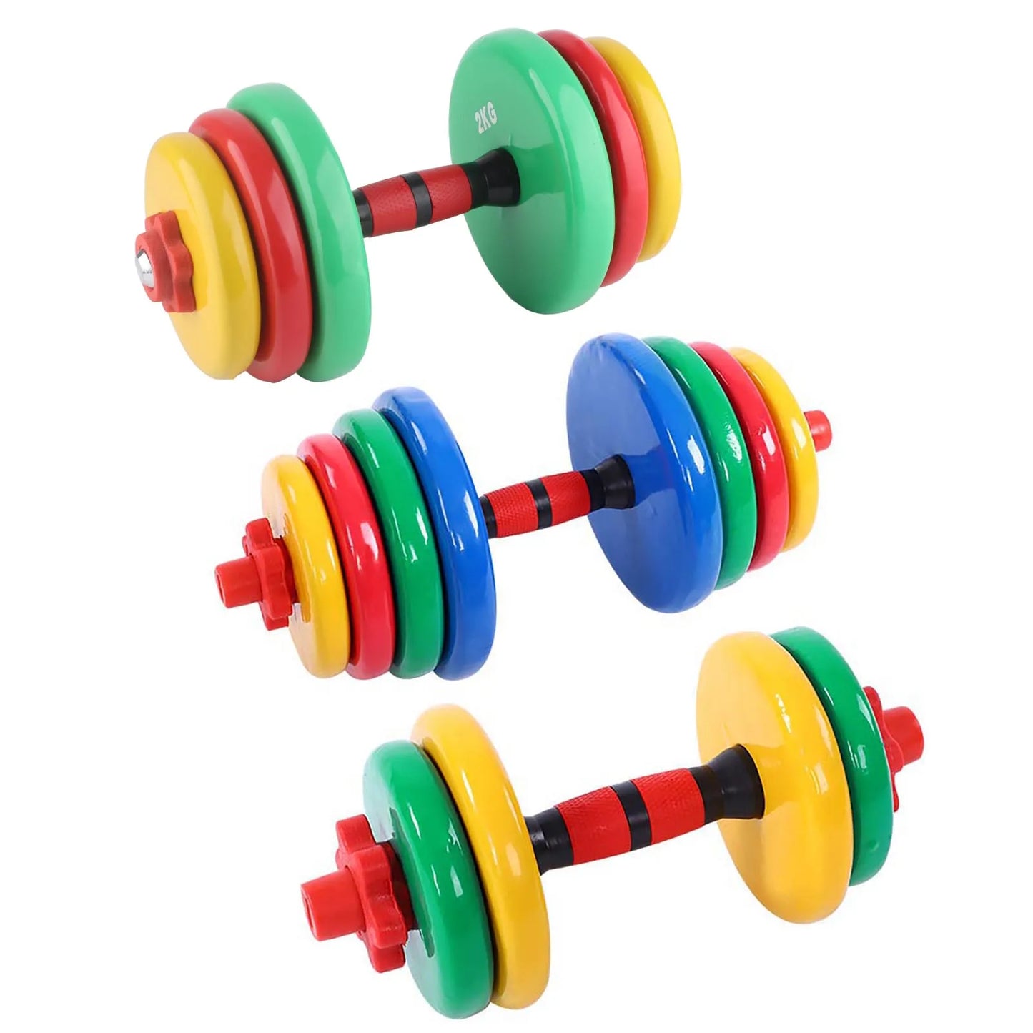 Colorful Removable Non Slip Grip Dumbbell for Home Weight Lifting and Fitness Training